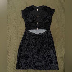 Elegant Black Mini Dress